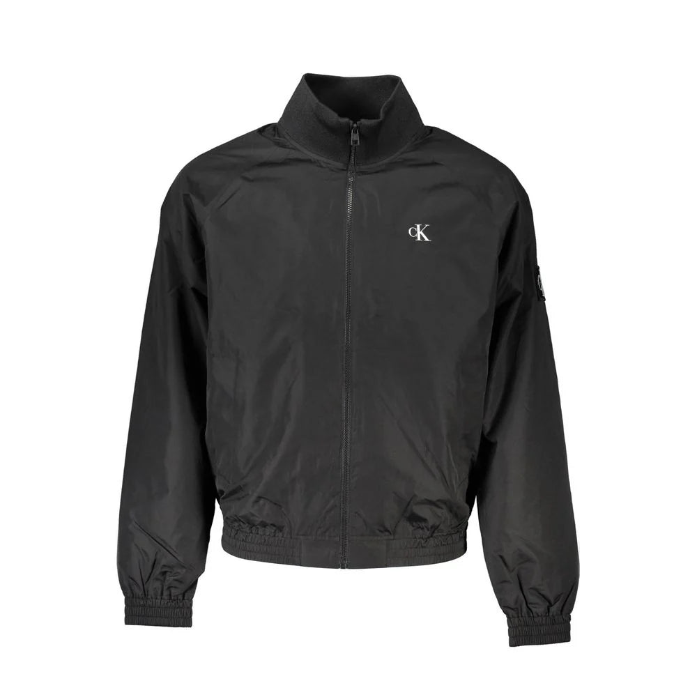 Calvin Klein Herrenjacke aus schwarzem Polyester