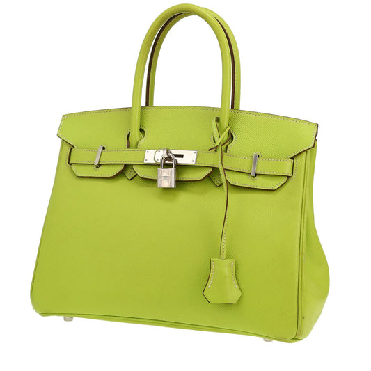 Hermès Birkin Verso 30 cm Handtasche aus grünem Epsom-Leder