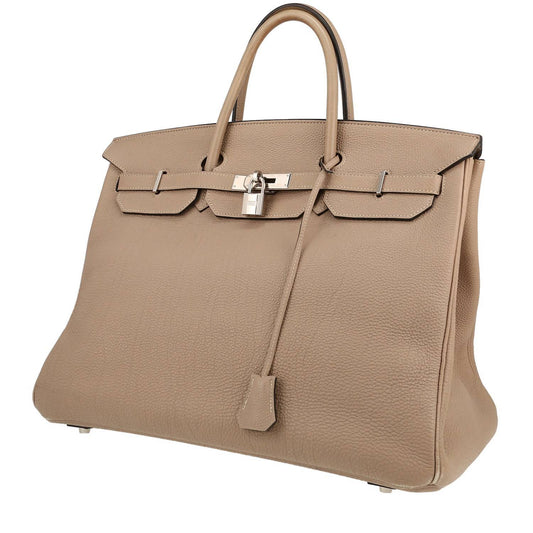 Hermès Birkin Handtasche 40 cm aus Togo-Leder in Taubengrau