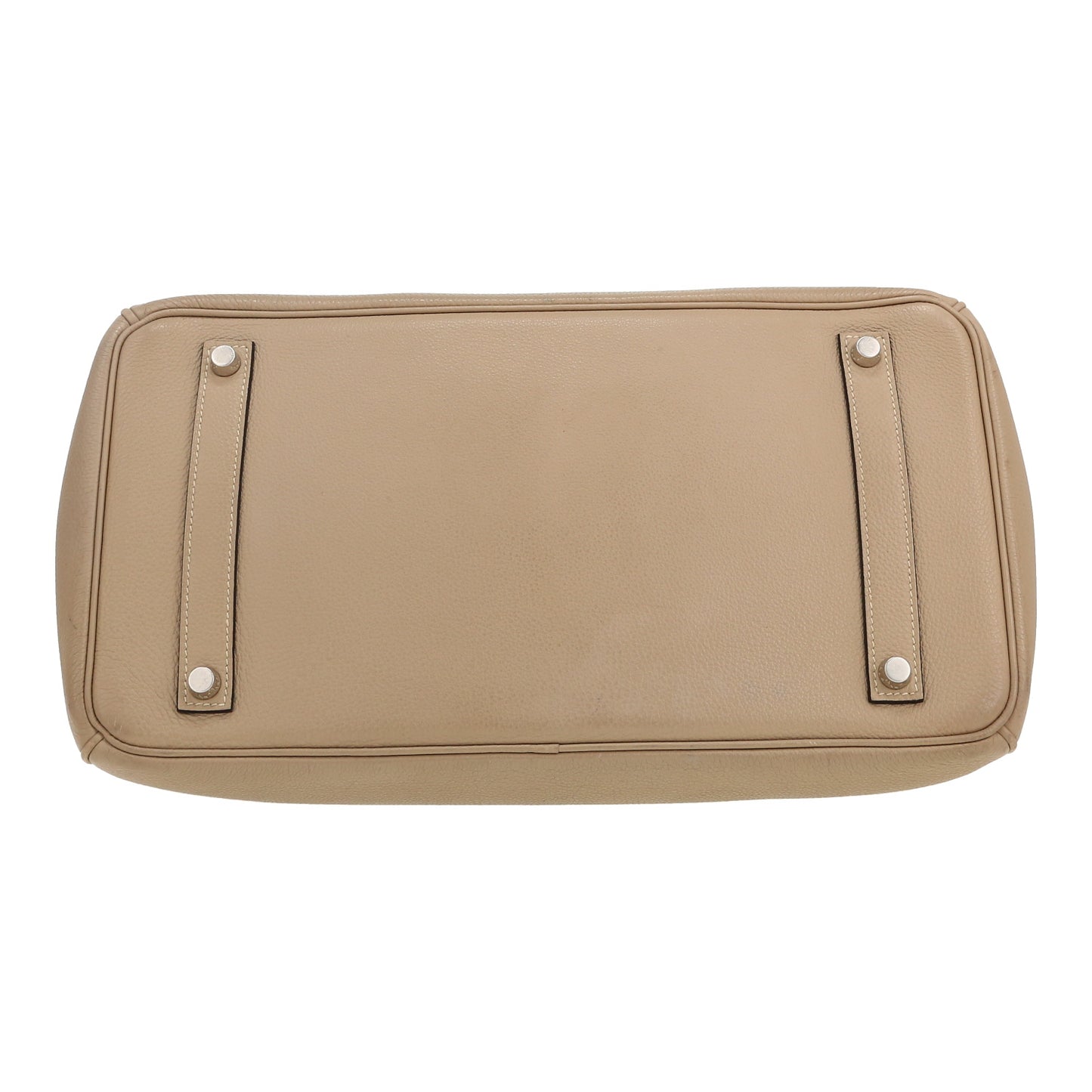 Hermès Birkin Handtasche, 35 cm, aus Togo-Leder in der Farbe Tourterelle-Grau