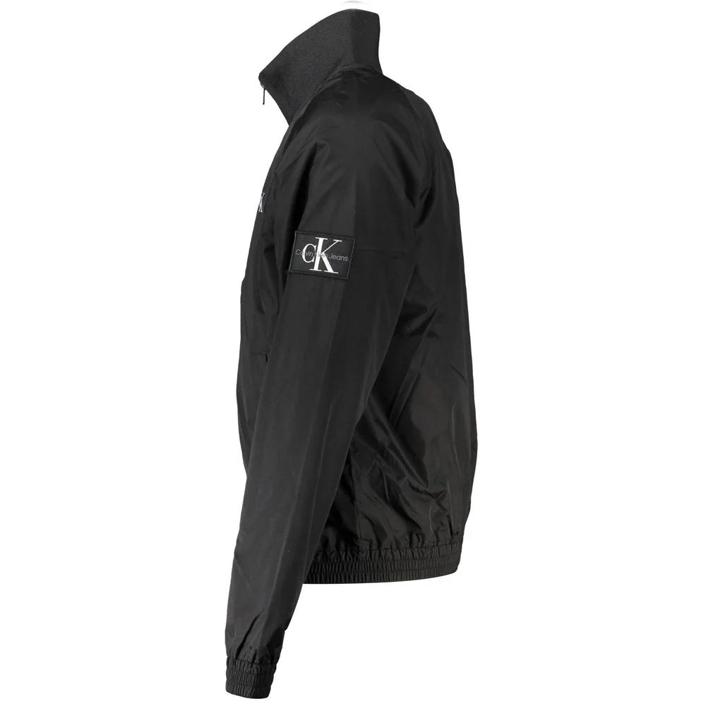 Calvin Klein Herrenjacke aus schwarzem Polyester