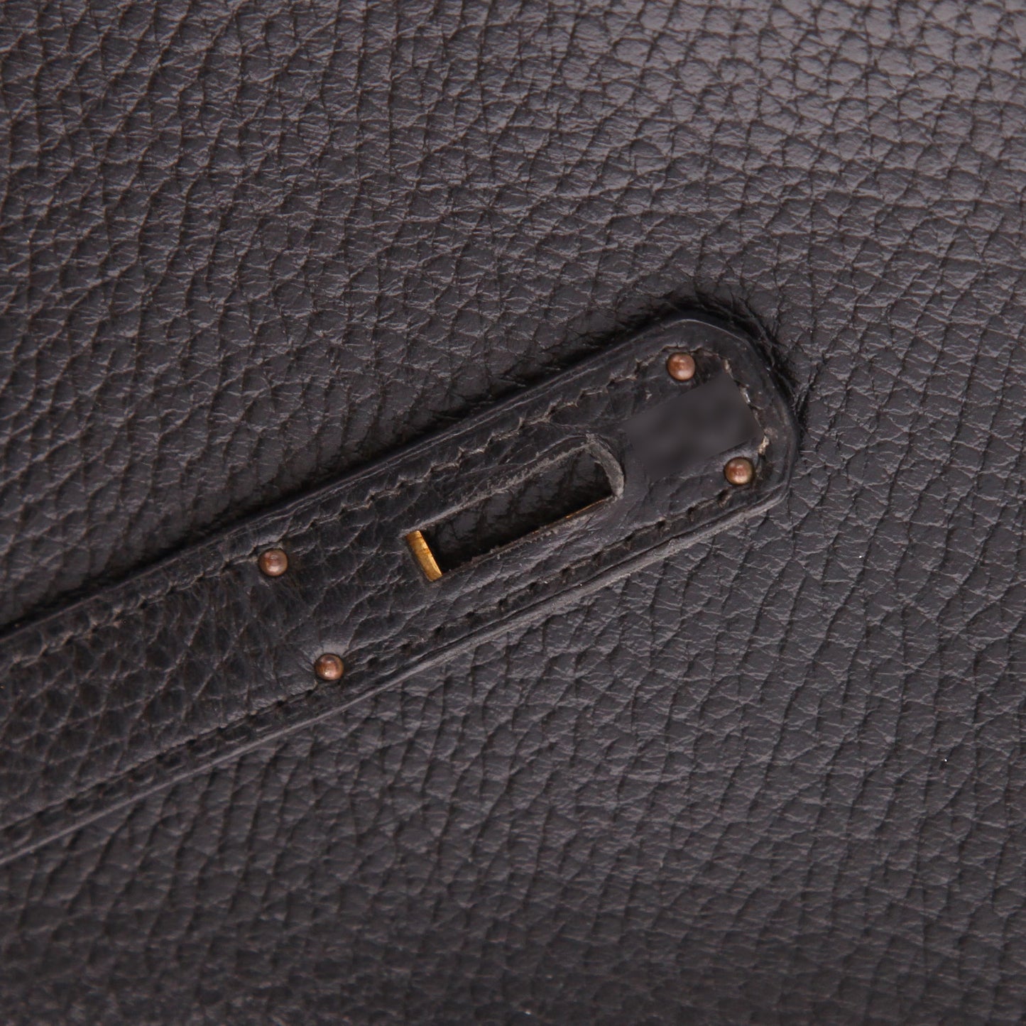 Hermès Kelly Handtasche, 35 cm, aus schwarzem Ardenne-Leder