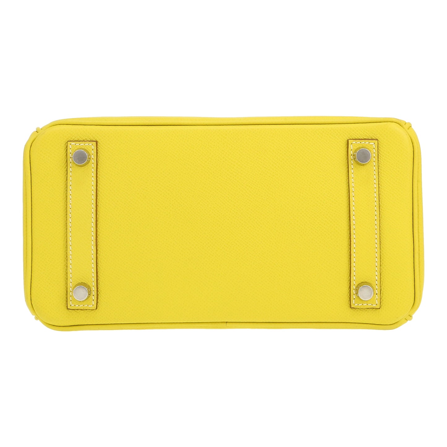 Hermès Birkin Handtasche 25 cm aus gelbem Epsom-Leder