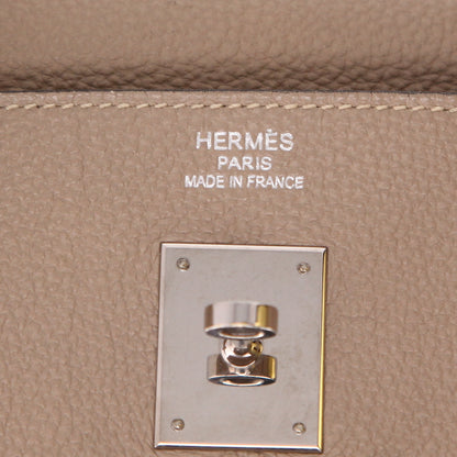 Hermès Birkin Handtasche 40 cm aus Togo-Leder in Taubengrau